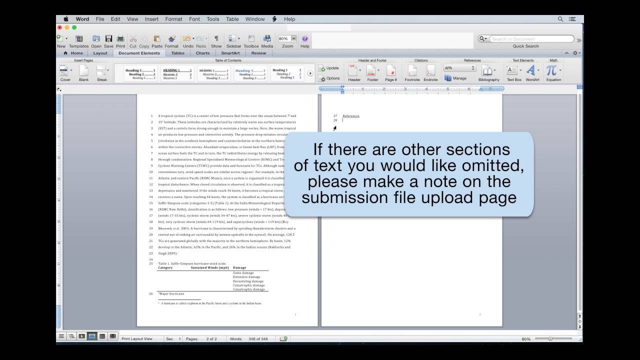 office for mac 2016 word live word count